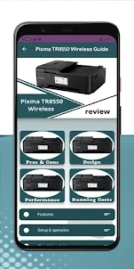 Pixma TR8550 Wireless Guide