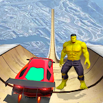 Cover Image of Unduh Spiderhero Mega Ramp Car Stunt  APK