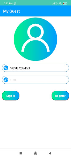Android application My Guest Society Visitor App screenshort