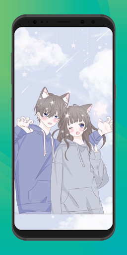 Android application Anime Couple Wallpaper HD 4K screenshort