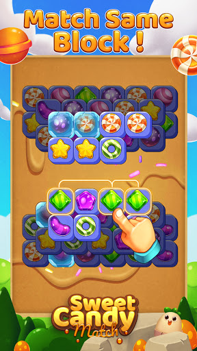 Sweet candy puzzle - Triple match games screenshots 4