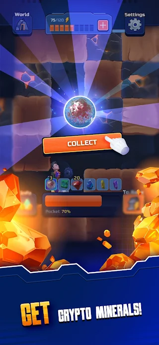 Deep Rock Mining: Crypto Game - Screenshot 1