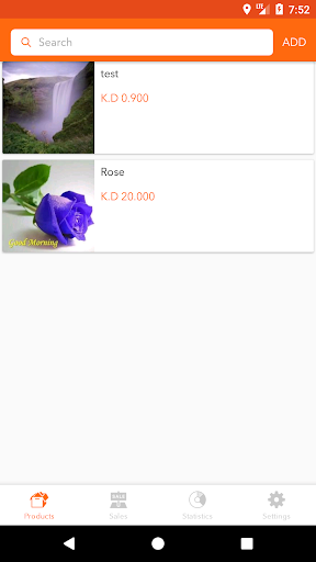 Android application Kupon - Vendor screenshort
