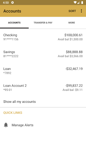 Compass FFCU/Mobile App Screen 3