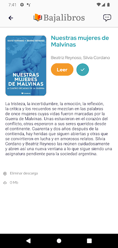 BajaLibros Reader Screen 3