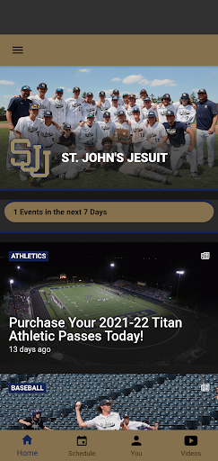 Android application SJJ Athletics screenshort