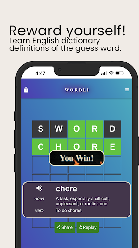 WORDLI - Guess the Word Screen 3