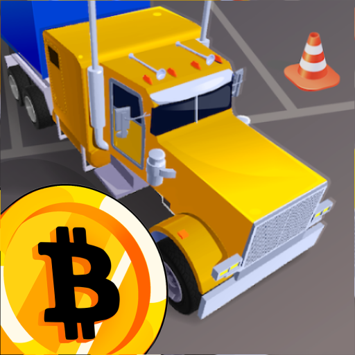 Bitcoin Truck Parking  Icon