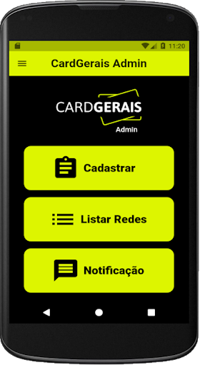 Cardgerais Admin Screen 2