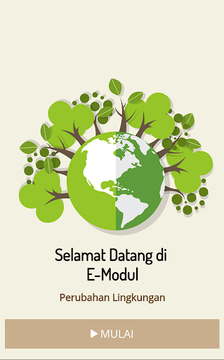 Android application E-Modul Perubahan Lingkungan screenshort