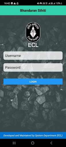 Android application ECL Bhandaran Sthiti screenshort