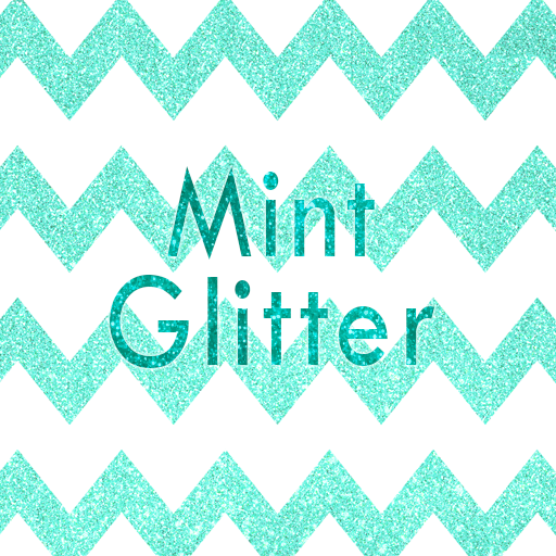 Mint Glitter Theme +HOME logo