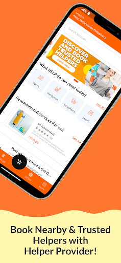 Android application Helper Provider - Provider App screenshort