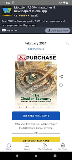 Android application B2B Purchase screenshort