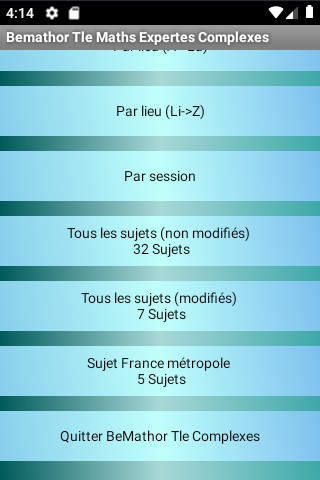 Bemathor Nombres Complexes Screen 2