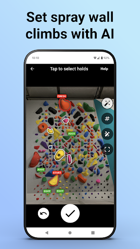 Android application Climb with Crux screenshort