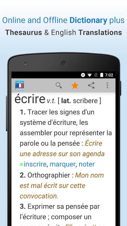 French Dictionary & Thesaurus - 4.0 - (Android)