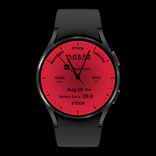 Neon Analog Watch Face logo