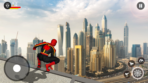 Flying Rope Hero: Spider Games Screen 3