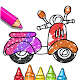 Glitter Coloring Book For Kids - Vehicles Baixe no Windows