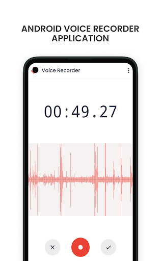 Android application Voice Recorder screenshort