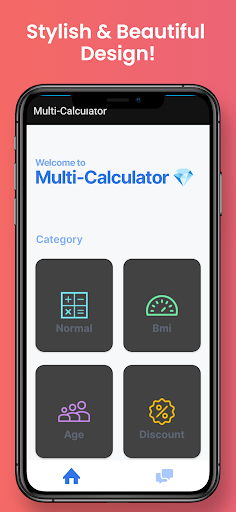 Android application Multi Calculator Premium screenshort