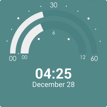 Semicircle Watch Face Screen 3
