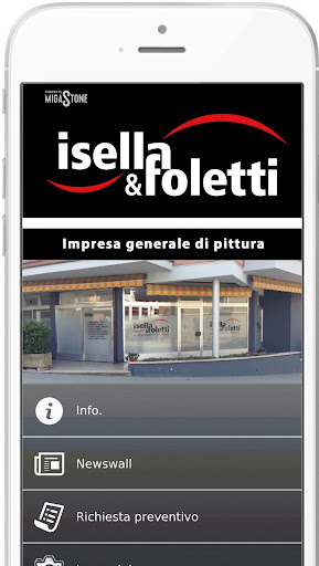 Android application Isella&Foletti screenshort