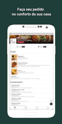 Android application Zahrii Culinária Árabe screenshort