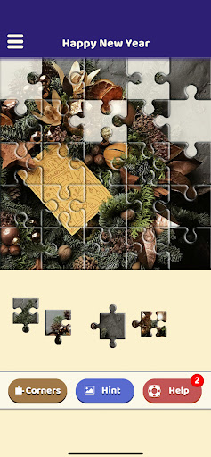 Happy New Year Puzzle Screen 3