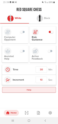 Android application Red Square Chess screenshort