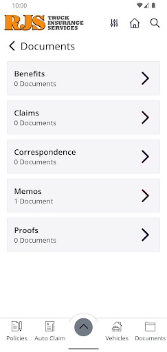 R.J.S. Insurance Services Screen 3