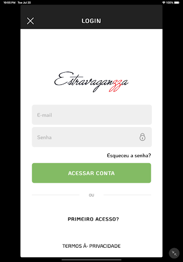 Android application Estravaganzza screenshort
