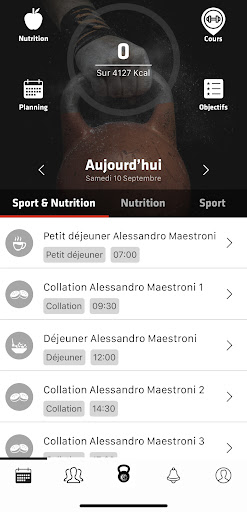 Android application REAL COACH screenshort
