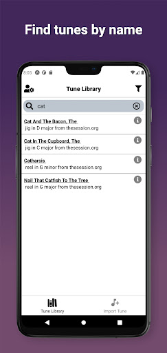 Tune Library - Mnemosyne Screen 3