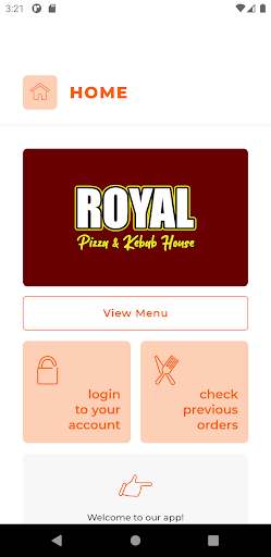 Android application Royal Kebab House CW7 screenshort