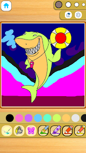 Baby Shark : Coloring Game