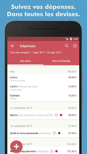 Aperçu de l'application