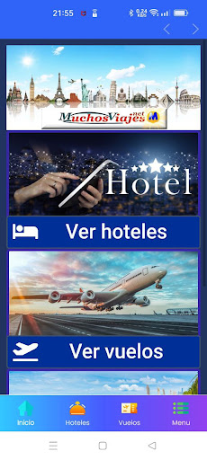 Android application MuchosViajes screenshort