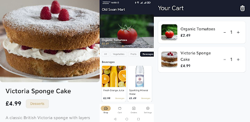 Old Swan Mart banner oficial de capa do aplicativo Android