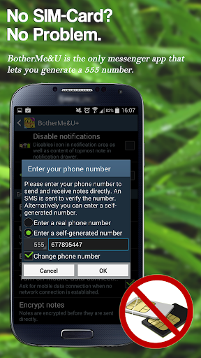 BotherMe&U Reminder Messenger Screen 3