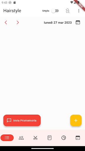 Android application Hairstyle Manager screenshort