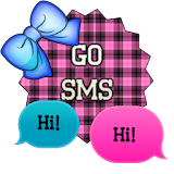 GO SMS - Sassy Bows 2 icon