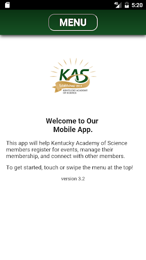 Android application KY Science Mobile App screenshort