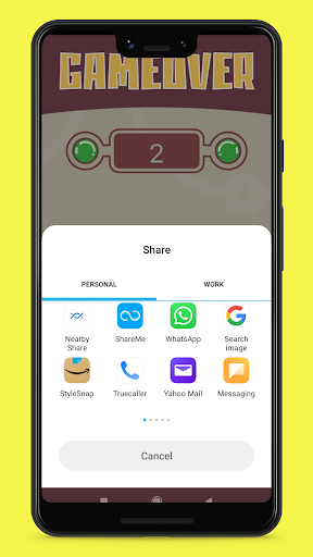 Android application polarpk screenshort