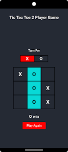 Tic Tac Toe 2 Player Game