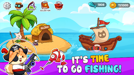 Mew Catching Fish 1.0.7 APK + Mod (Unlimited money) untuk android