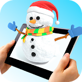 Live Snowman! Christmas cards icon