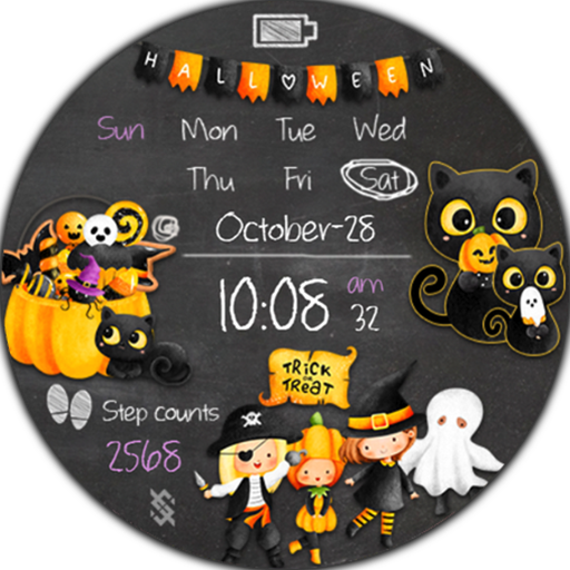 BFF64- Halloween Costume & Cat logo