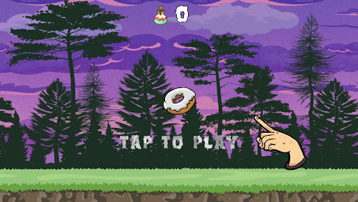 Android application Flappy Donut screenshort
